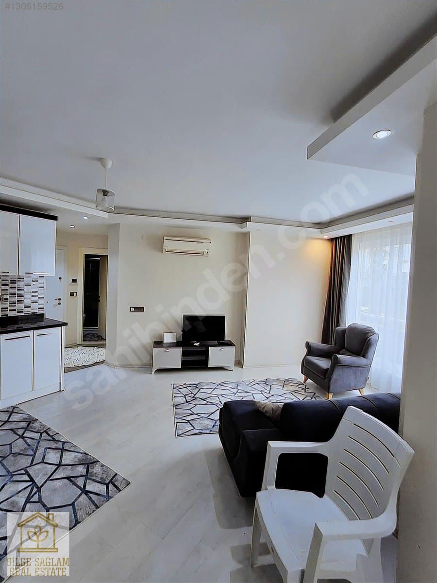 BİLGEDEN LÜX SİTE İÇERİSİNDE 1+1 EŞYALI KİRALIK DAİRE